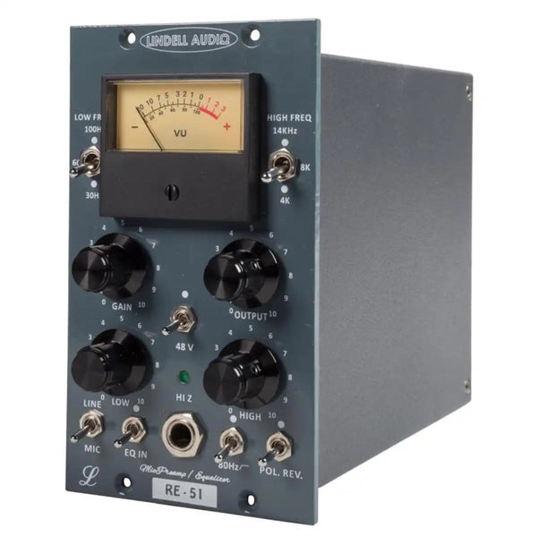 Lindell Audio RE-51 500 Series Channel Strip – Preamp & EQ