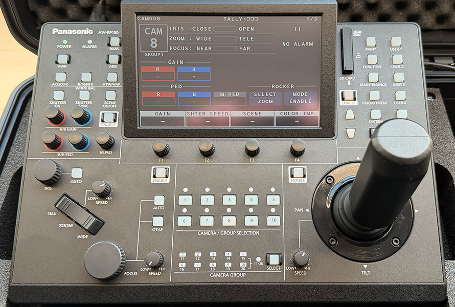 Panasonic AW-RP150GJ PTZ Camera Controller with Touchscreen