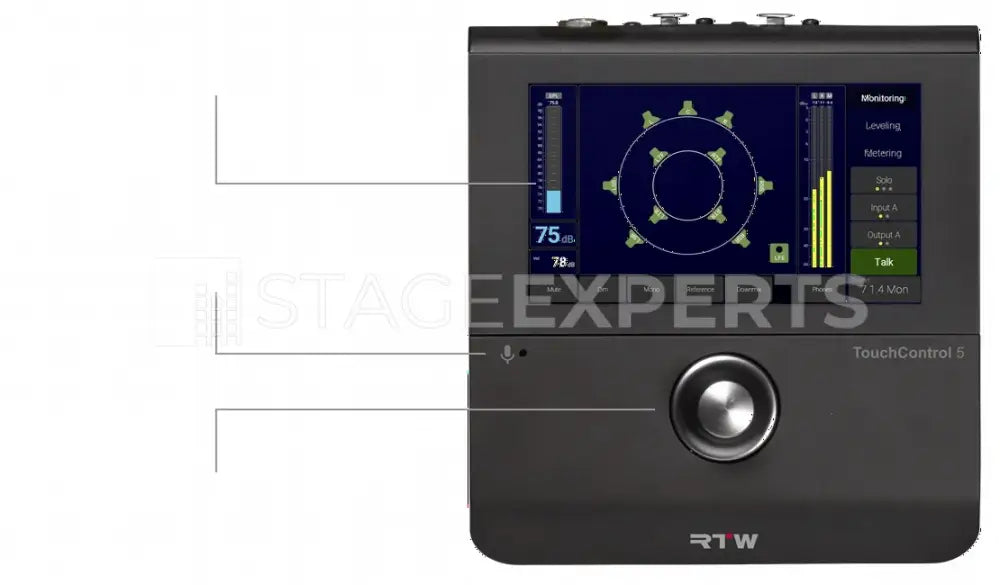 RTW TC5 TouchControl5 Dante Monitor Controller & Metering