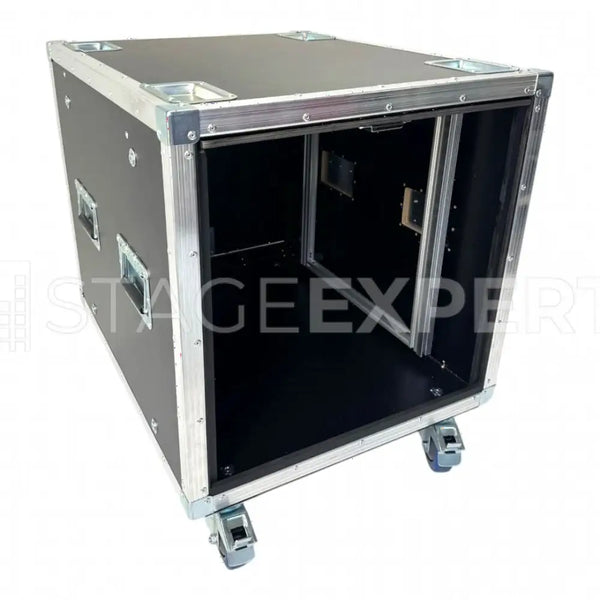 Casebase Rack 10U Slide + Shock – 19″ Shockmount Case with Castors