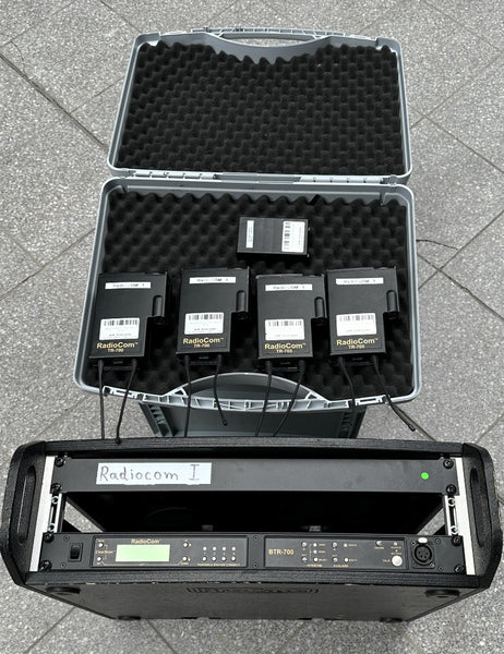 Telex RadioCom BTR-700 + 4x TR-700 Beltpacks Intercom Set