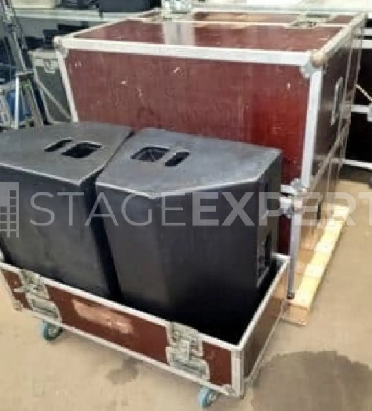 Martin Audio LE400 Monitor Set – 2 Wedges + Double Case