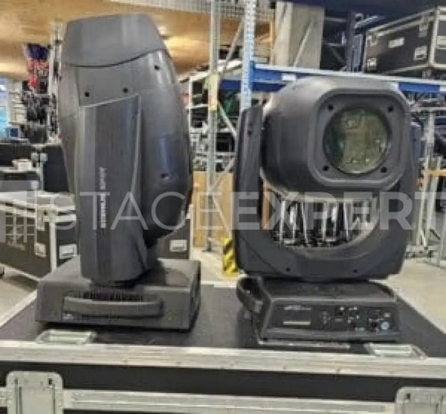 Clay Paky Scenius Spot Pair with Twin Flight Case – Used