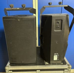 d&b audiotechnik E12 Speaker Package with Case & Brackets