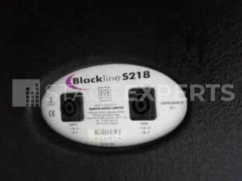 Martin Audio Blackline S218 Subwoofer – Dual 18-inch