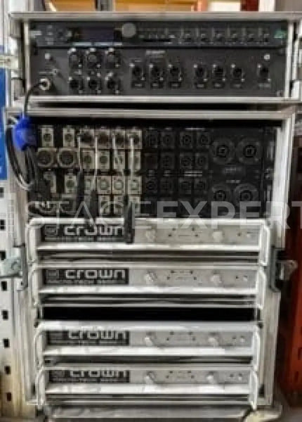 EAW KF750 / SB1000 PA Set with KF755 Downfills & Amp Racks