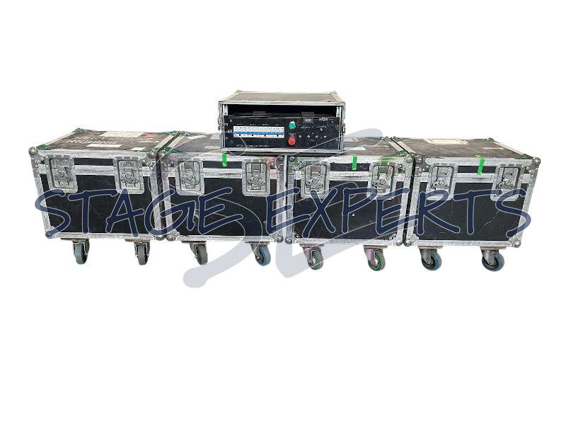 SET 4X LVD8 MOD. L + 1X 4WAY CONTROLLER WITH CASE