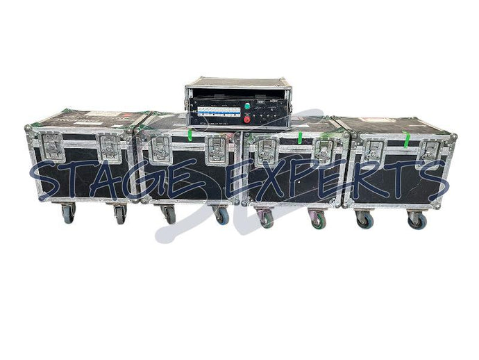 SET 4X LVD8 MOD. L + 1X 4WAY CONTROLLER WITH CASE