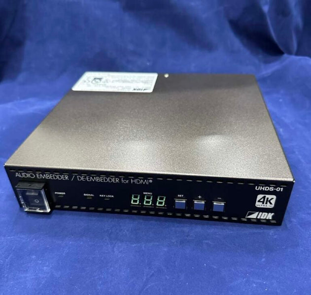 IDK UHDS‑01 4K60 HDMI EDID Converter, Embed/De‑Embed 4:4:4