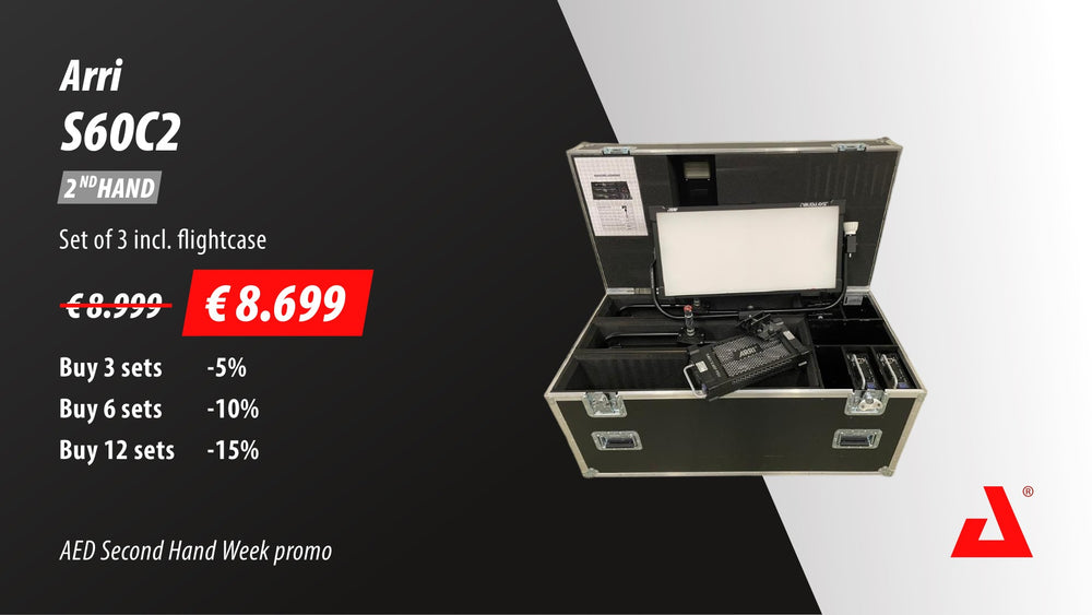 ARRI SkyPanel S60-C 3‑Kit with Flight Case | LED Softlight