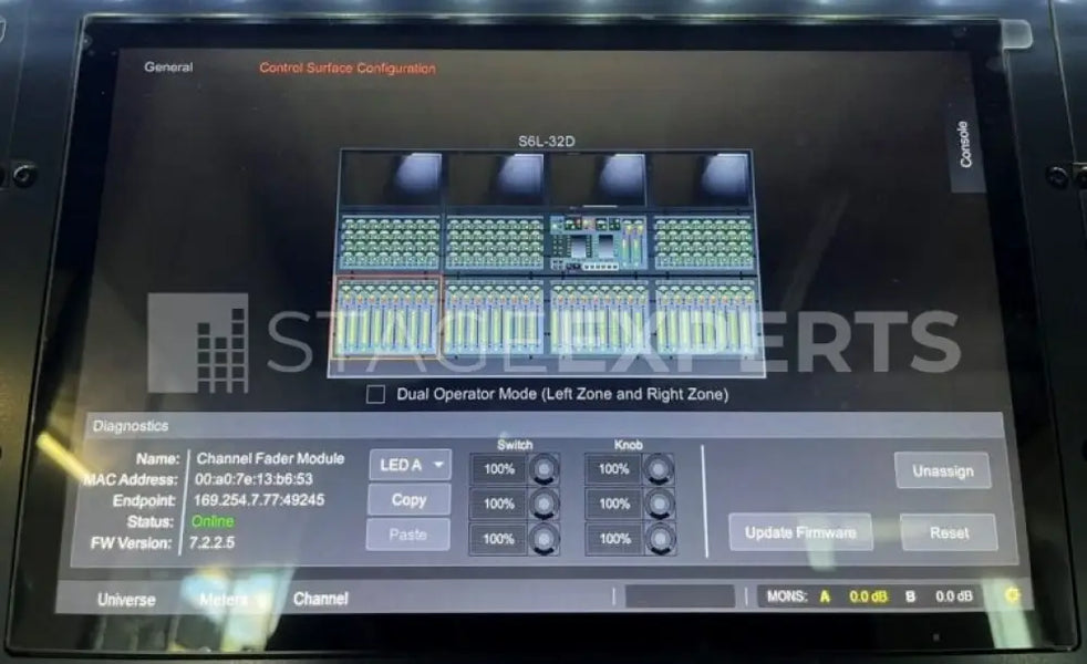 Avid VENUE S6L-32D Dual DSP Digital Mixing System, UK Hire