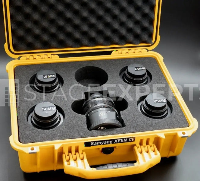 Samyang Xeen CF EF Set of 5 Cine Primes – 16/24/35/50/85