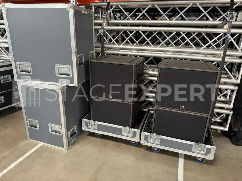 L-Acoustics SB15m – 4x Subwoofers with Double Cases