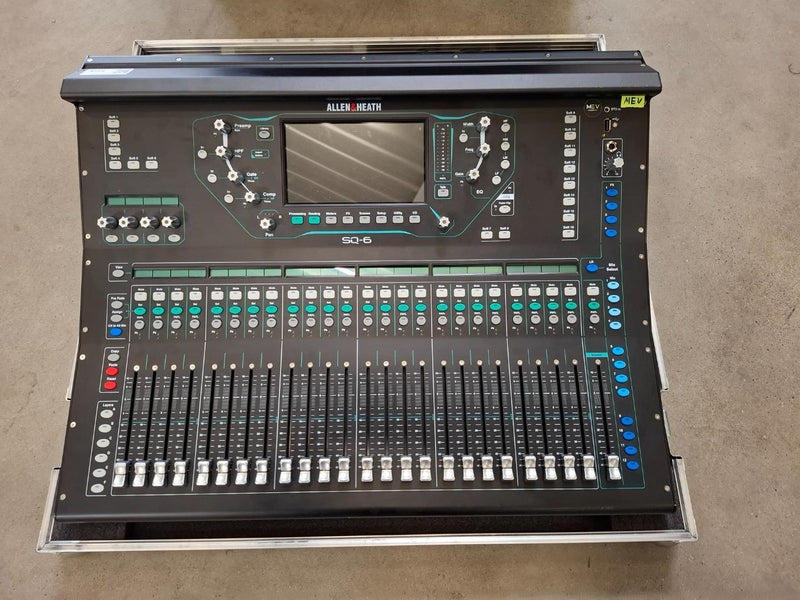 Allen & Heath SQ-6 with Case & S-Link Card | Digital Mixer
