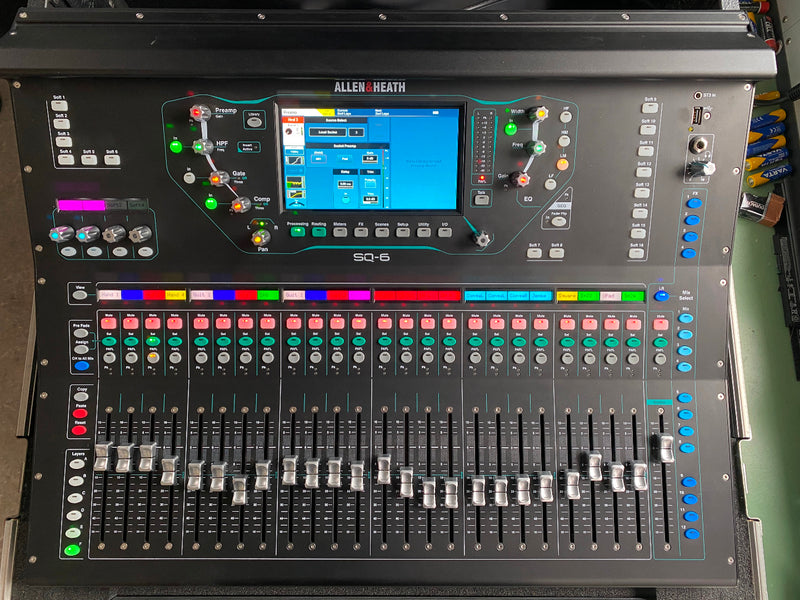 Allen & Heath SQ6 Digital Mixer with Case | 96kHz, 48ch