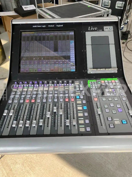 Solid State Logic L100 Plus with 2x SB 32.24 Stageboxes