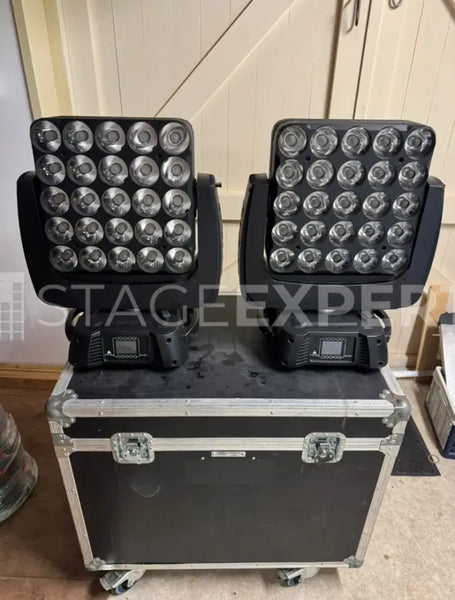 Showtec Infinity IM-2515 Matrix Moving Heads Pair with Case