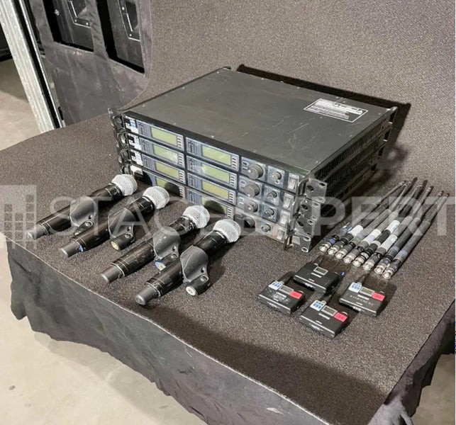 Shure UHF-R 8ch R9 Wireless System – 4 Handheld, 4 Bodypack