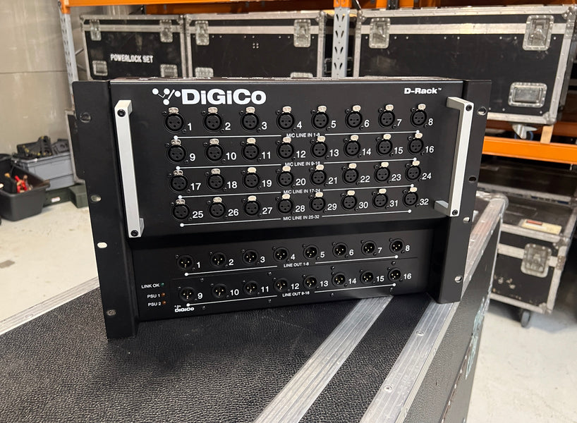 DiGiCo SD12 package including DiGiCo D-Rack 32/16