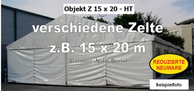 Modular Event Tent 15 x 20 m – Aluminium Frame