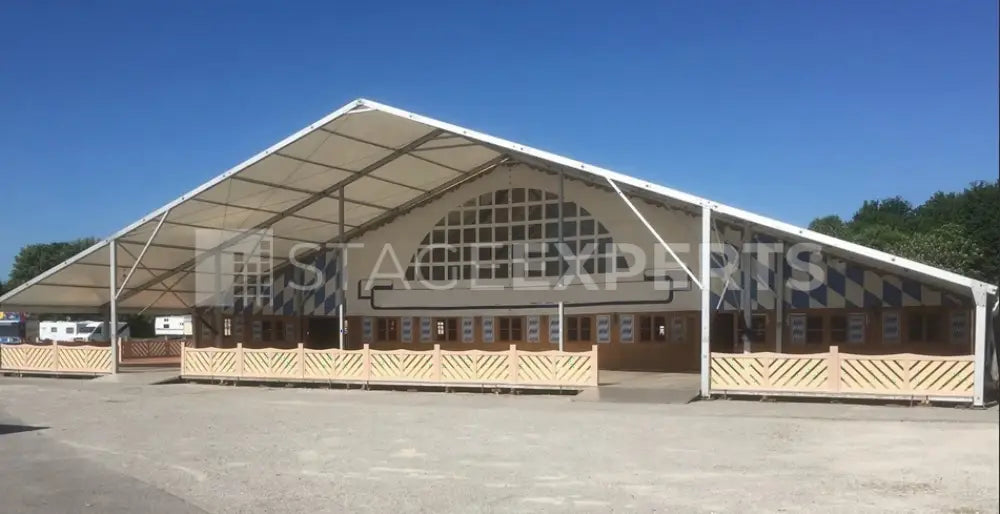 Used festival marquee 33 x 50 m with covered beer garden