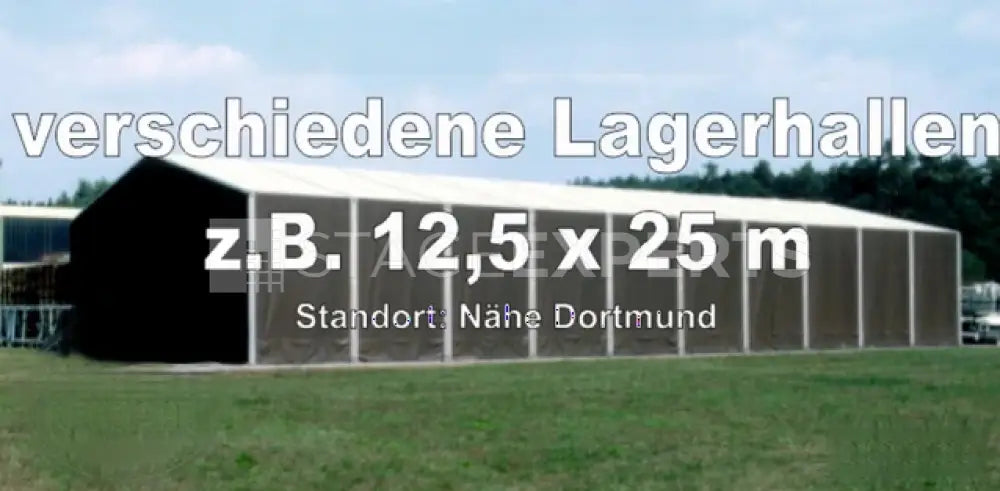 Modular Aluminium Warehouse Tent 12.5 x 25 m – Expandable