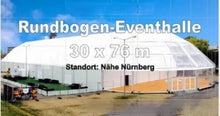 Load image into Gallery viewer, Used Arched Event Hall 30 x 76 m – Professional Structure
