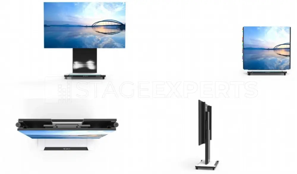 Pixelgold 135in LED All‑in‑One Folding & Lifting Display