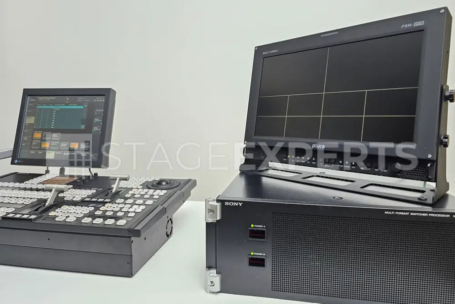 Sony MVS-3000A + ICP-3016 Broadcast Switcher, 32 In / 16 Out
