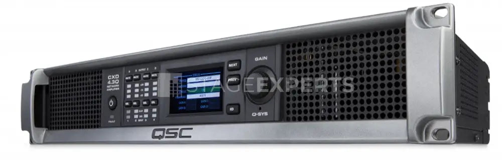 QSC CXD4.3Q 4-Channel Q-SYS Network Amplifier – Install