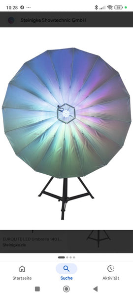 Eurolite LED Umbrella Set – 2x 95 + 2x 140 RGB FX