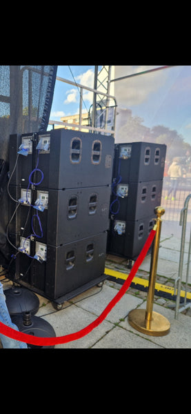 D.A.S. Audio Event 28 Line Array System – 12 Tops, 12 Bass