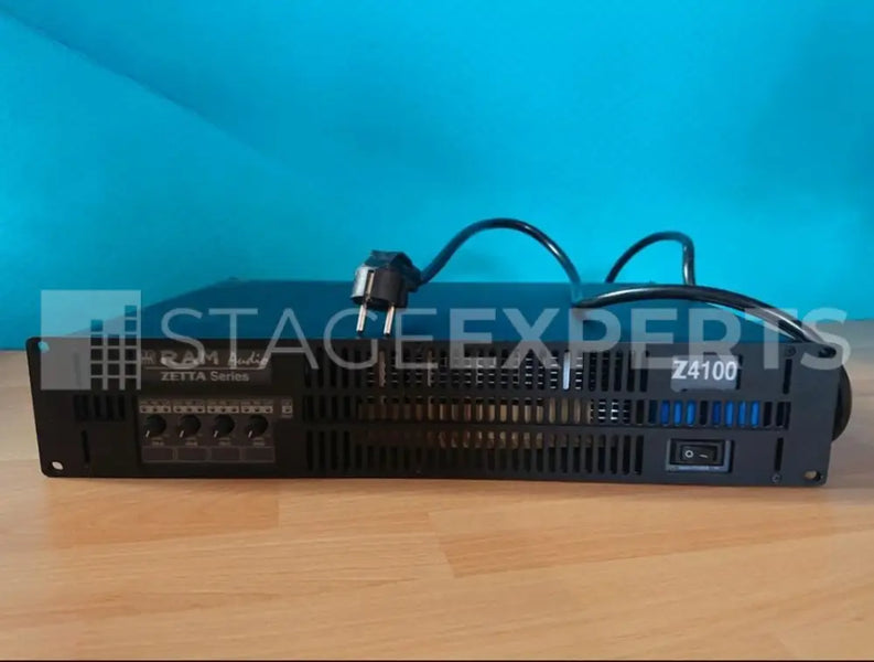 RAM Audio Zetta 4100 4-channel Power Amplifier for Pro AV