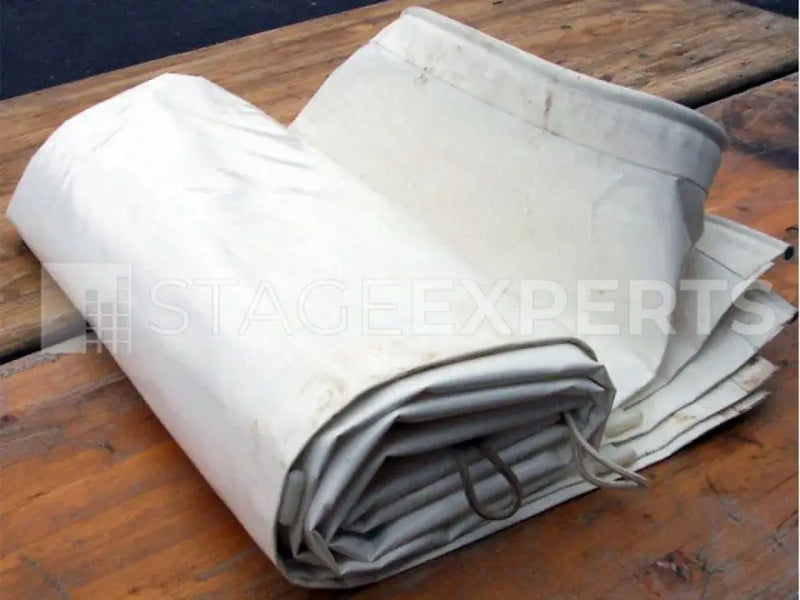 HALTEC MAXI Sidewall Tarpaulin Set, White, 10x30m, 3m Side