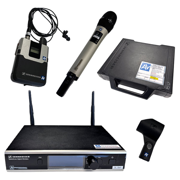Sennheiser SpeechLine Set – Wireless Handheld & Bodypack System