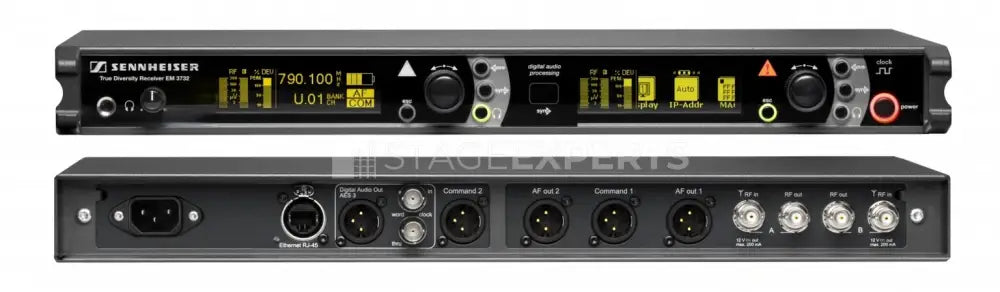Sennheiser EM 3732-II UHF Receiver | 2-Channel, 614–798 MHz
