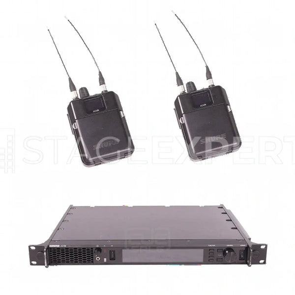 Shure Axient ADTD with 2x ADXR Beltpacks – Wireless IEM System