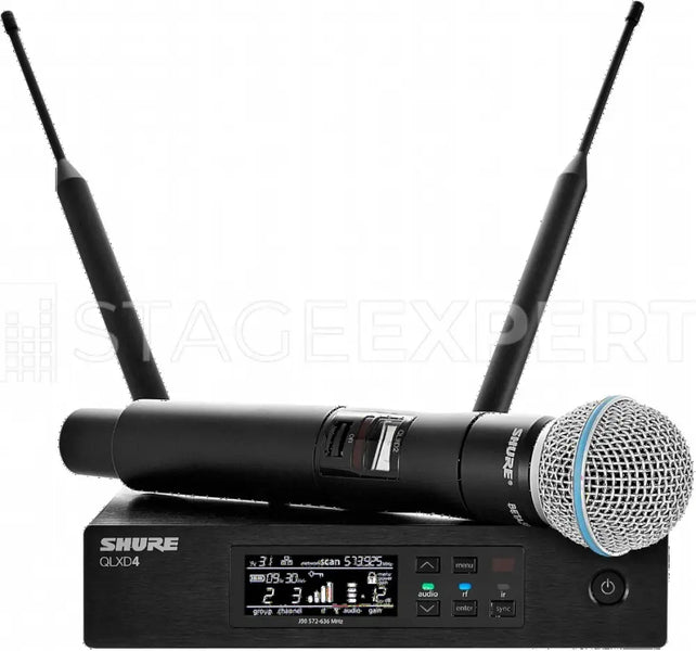Shure QLXD24/Beta58 Wireless System, G51 (470–534 MHz)