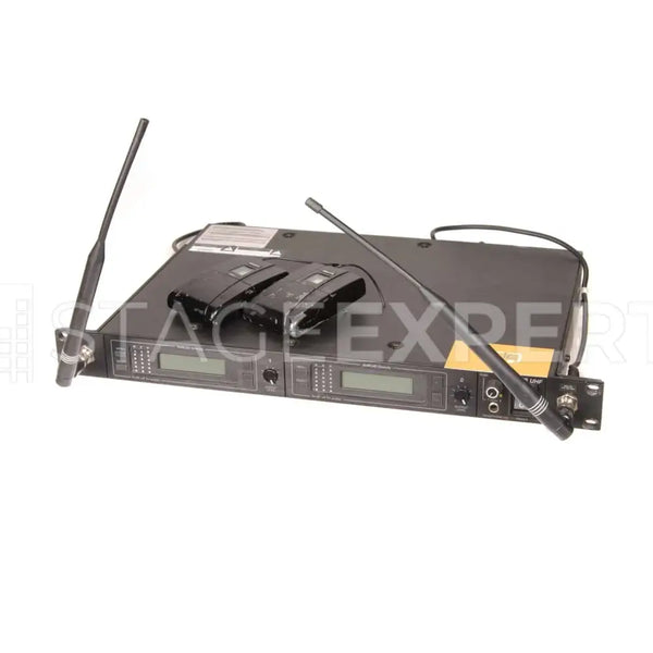 Shure UHF-R U4D MK2 Dual Receiver + 2 Beltpacks 774–782