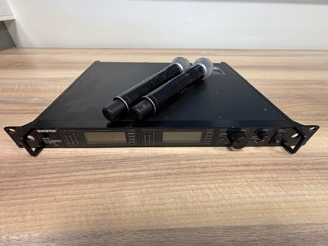 Shure UR4D with 2x UR2 SM58/B58 (L3E) Wireless System
