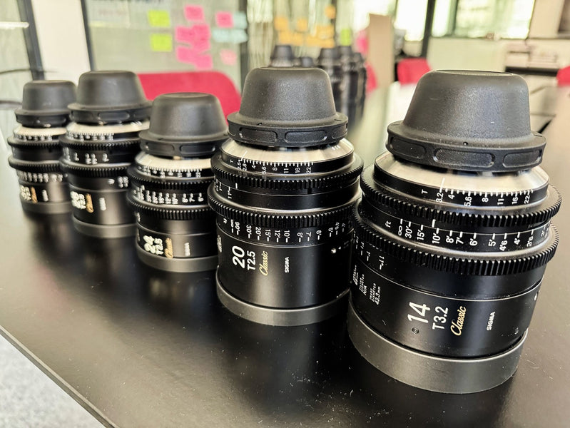 SIGMA Cine FF Classic Prime x10 PL Lens Set | 14–135mm