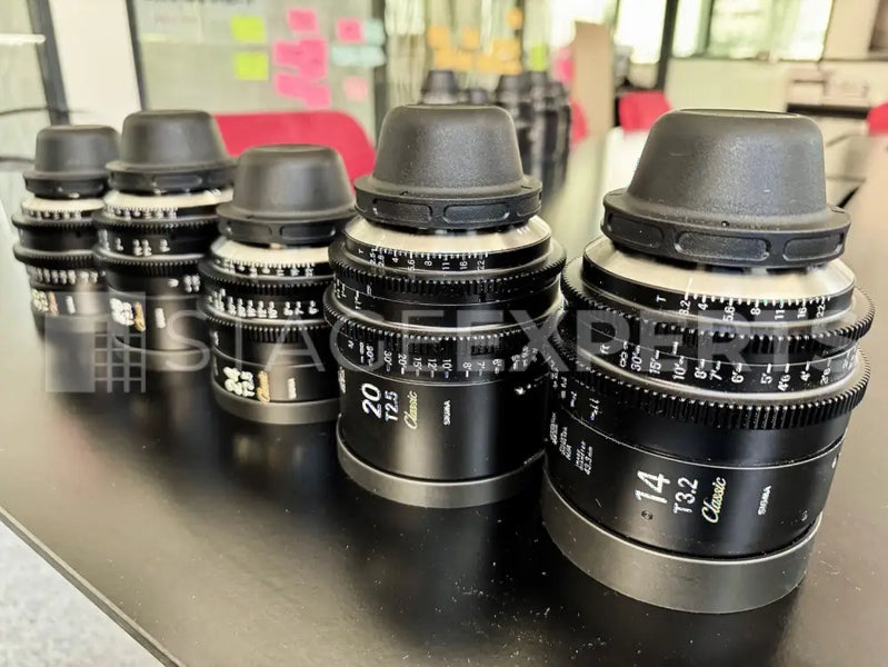 SIGMA Cine FF Classic Prime x10 Lens Set, PL, 14–135mm