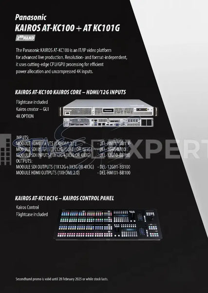 PANASONIC AT-KC100 KAIROS CORE - HDMI/12G INPUTS - Used