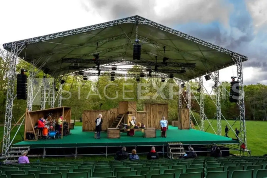 Custom 16x12m Truss Roof System, 5000kg, Adjustable Trim