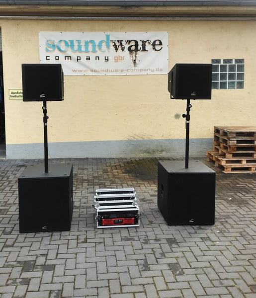 Solton 15 CX-F & HD181 PA Set – Tops, Subs, Amps, DSP Bundle