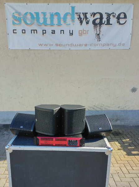 Solton 6CX Stage Monitor Set with DX43 Amplifier (4x200W)