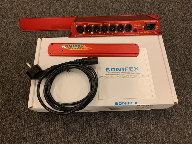 Sonifex RB-DDA6A AES/EBU Distribution Amp + RB-RK1 Set