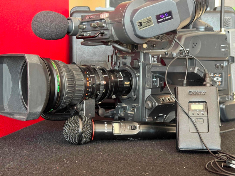 Sony XDCAM CineAlta Camera with Fujinon Lens & UHF Tuner