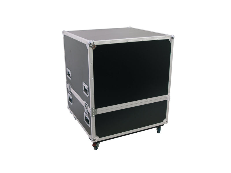 Roadinger Mirror Ball Flight Case, 75 cm Hood with Castors