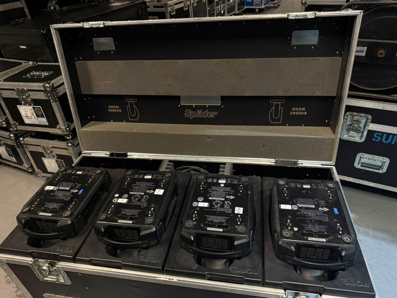 Robe Spiider LED Wash Lights – 16x Package with Cases